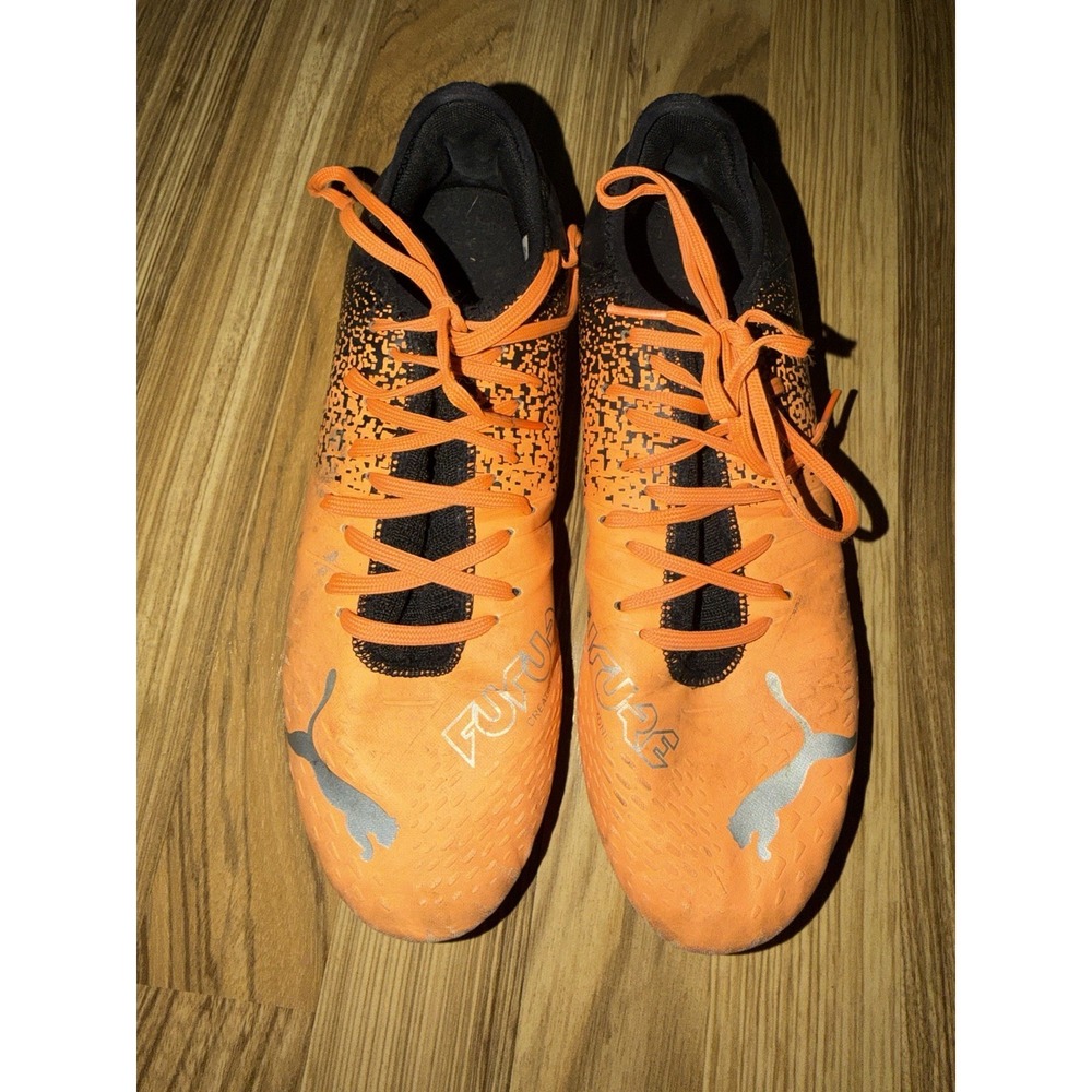 Puma FUTURE Z 4.3 FG/AG Orange Black Soccer Cleats 106767-01 Men's Sz 9.5